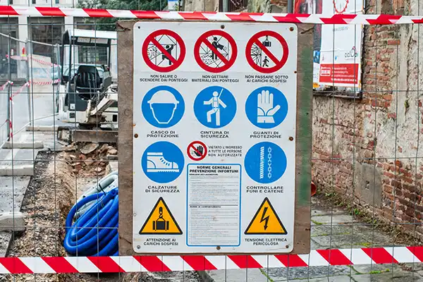 signalétique norme iso 7010 pictogramme sécurite chantier